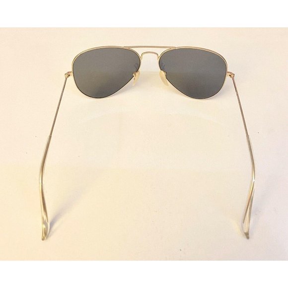 Ray Ban RB3025 Matte Gold Fashion Aviator Sunglass - Picture 5 of 12